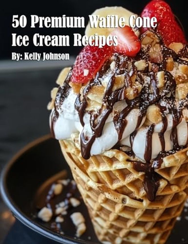 50 Premium Waffle Cone Ice Cream Recipes